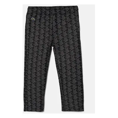 Lacoste pantaloni de trening pentru copii culoarea negru, modelator, XJ1232