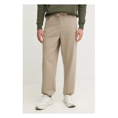 Alpha Industries pantaloni de trening culoarea bej, neted, 146364