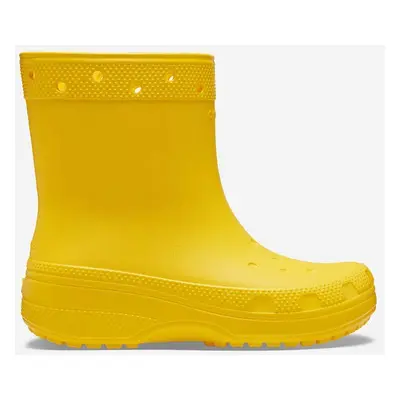 Crocs cizme Classic Rain Boot culoarea galben 208363.SUNFLOWER-SUN