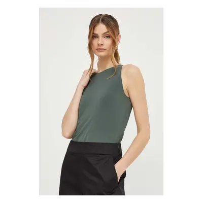 Max Mara Leisure top femei, culoarea verde 2416940000000