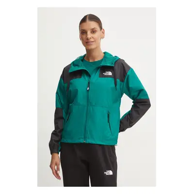 The North Face geaca Sheru Jacket femei, culoarea verde, de tranzitie, NF0A4C9HNL11