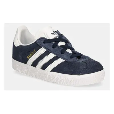 adidas Originals sneakers pentru copii GAZELLE CF EL culoarea verde, IH0337