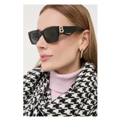 Burberry ochelari de soare femei, culoarea negru