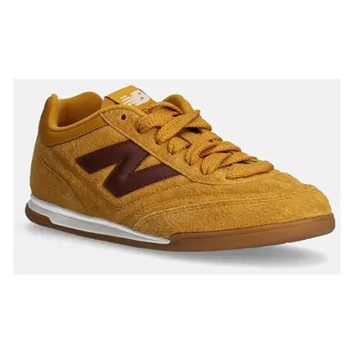 New Balance sneakers din piele intoarsă RC42 culoarea galben, URC42HE