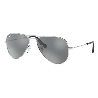 Ray-Ban ochelari de soare copii Junior Aviator culoarea gri, 0RJ9506S-Lustrzane