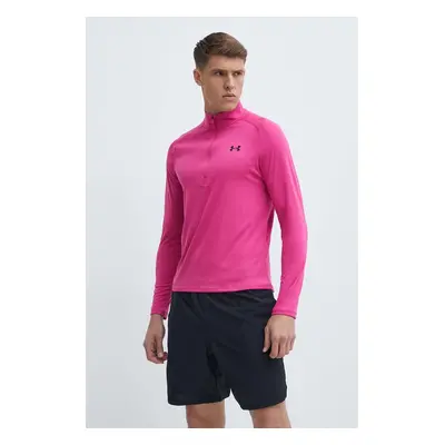 Under Armour hanorac de antrenament Tech 2.0 culoarea roz, melanj