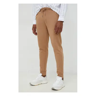 BOSS pantaloni de trening din bumbac bărbați, culoarea negru, uni 50471958