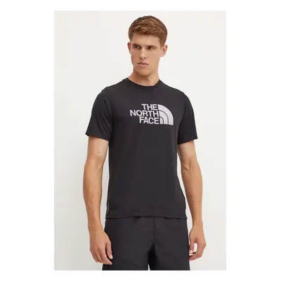 The North Face tricou sport 24/7 Easy culoarea negru, neted, NF0A895KJK31