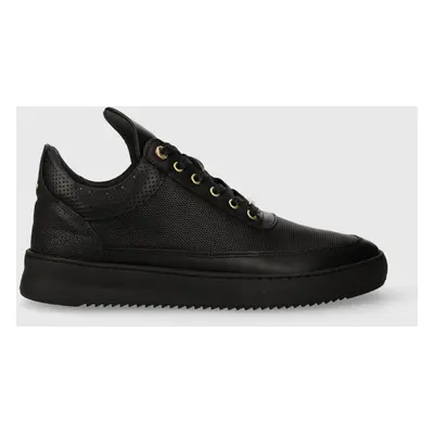 Filling Pieces sneakers din piele Low top Aten culoarea negru, 10126591847