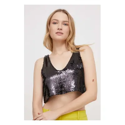 United Colors of Benetton top femei, culoarea negru