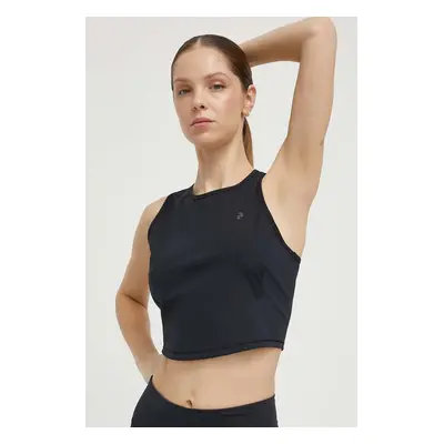 Peak Performance top sport Power femei, culoarea negru