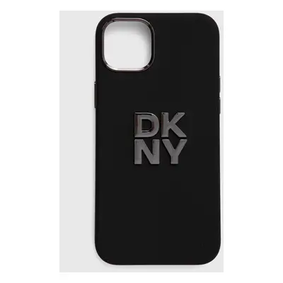 Dkny Husă pentru telefon iPhone 15 Plus / 14 Plus culoarea negru, DKHCP15MSMCBSK