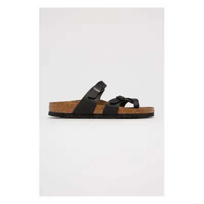 Birkenstock papuci Mayari femei, culoarea negru, 71793