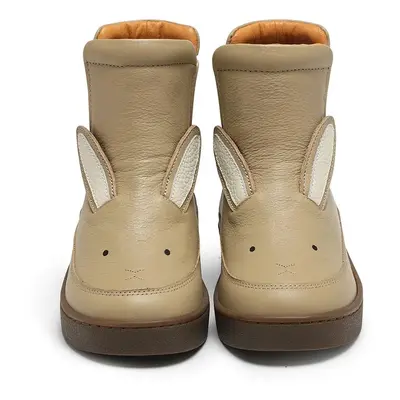 Donsje ghete de iarna pentru copii din piele Thuru Classic Boots Bunny culoarea bej, 2023806