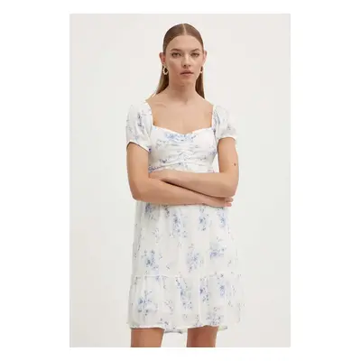 Hollister Co. rochie culoarea bej, mini, evazati