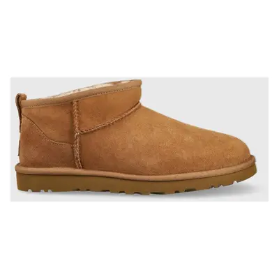 UGG cizme de zăpadă din piele întoarsă Classic Ultra Mini 1137391.CHE-CHE