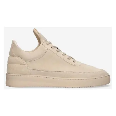 Filling Pieces sneakers din piele Low top Suede culoarea bej, 10122791990