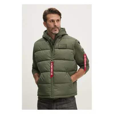 Alpha Industries vesta barbati, culoarea verde, de iarna, 118109