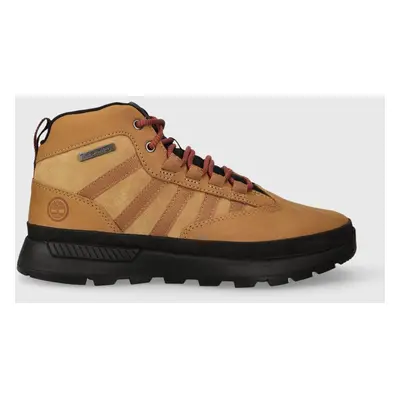 Timberland pantofi Euro Trekker Mid Leather barbati, culoarea galben, TB0A62CR2311