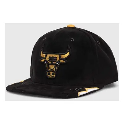 Mitchell&Ness sapca NBA CHICAGO BULLS culoarea negru, cu imprimeu