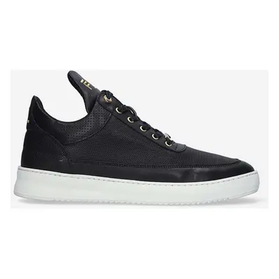 Filling Pieces sneakers din piele 
Low top Aten culoarea negru, 10126591861