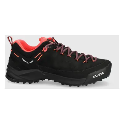 Salewa pantofi Wildfire Leather femei, culoarea negru