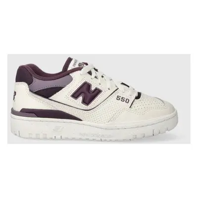 New Balance sneakers BBW550DG culoarea alb