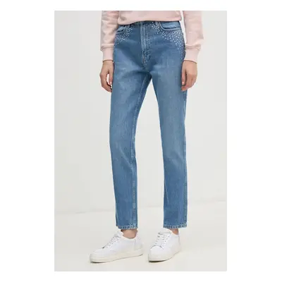 Pepe Jeans jeansi SLIM JEANS UHW SPARKLE femei, PL204845