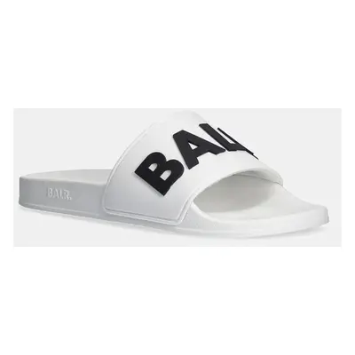 BALR. papuci Beach Slide barbati, culoarea alb, B1520.1004