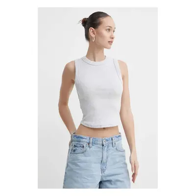 Abercrombie & Fitch top 4-pack femei, culoarea alb