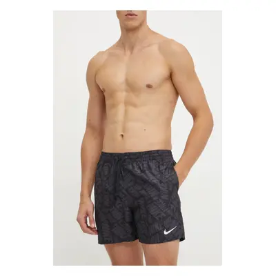 Nike pantaloni scurti de baie culoarea gri, NESSE566