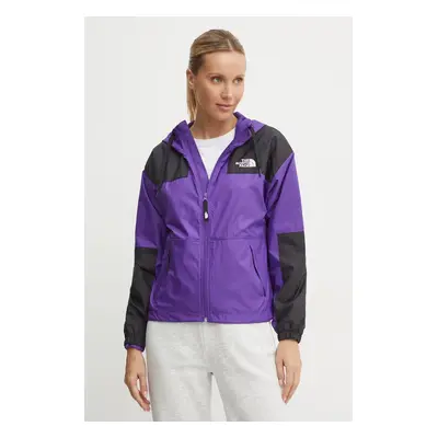 The North Face geaca Sheru femei, culoarea violet, de tranzitie, NF0A4C9HS961