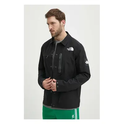 The North Face geaca barbati, culoarea negru, de tranzitie, NF0A879DJK31