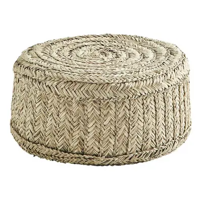 Madam Stoltz scaun de puf Seagrass Pouf