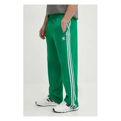 adidas Originals pantaloni de trening culoarea verde, cu imprimeu, IU0768