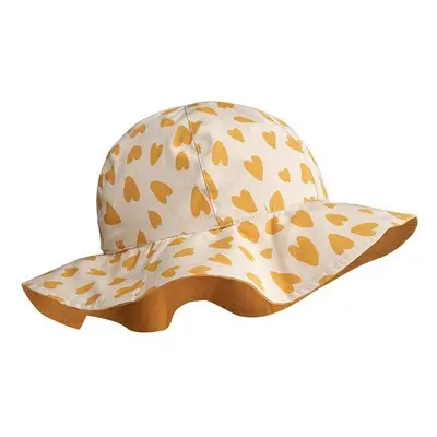 Liewood pălărie reversibilă pentru copii Amelia Reversible Sun Hat culoarea galben