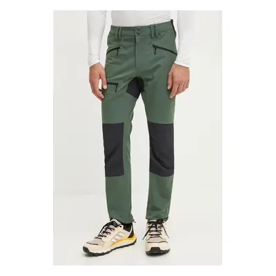 Haglöfs pantaloni de exterior Mid Slim culoarea verde, 605212