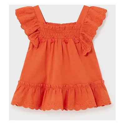 Mayoral bluza bebe culoarea portocaliu, neted