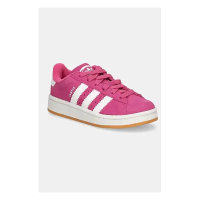 adidas Originals sneakers de piele întoarsă pentru copii CAMPUS 00s EL C culoarea violet, JH6328