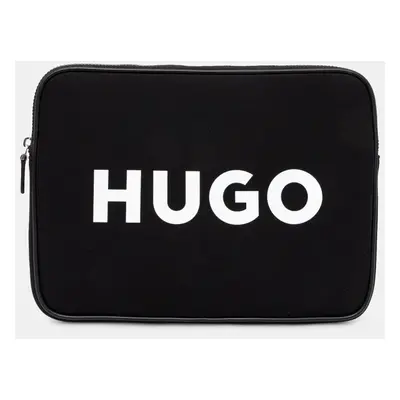 HUGO husa laptop culoarea negru