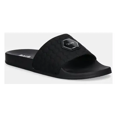 BALR. papuci Beach Slide barbati, culoarea negru, B1520.1004