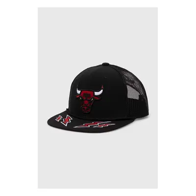 Mitchell&Ness sapca NBA CHICAGO BULLS culoarea negru, cu imprimeu