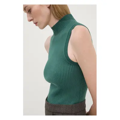 Levi's top femei, culoarea verde, cu turtleneck, A8893