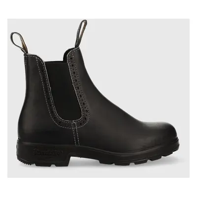 Blundstone ghete chelsea de piele 1448 femei, culoarea negru, cu toc plat