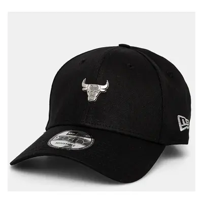 New Era șapcă de baseball din bumbac CHICAGO BULLS culoarea negru, cu imprimeu, 60565153