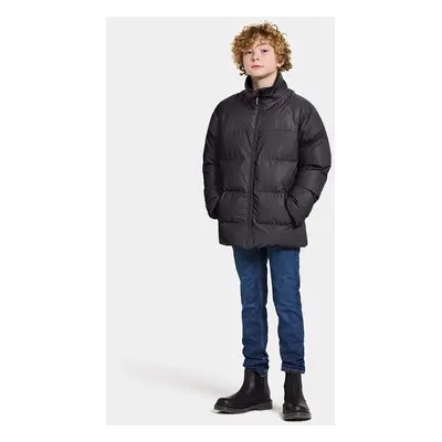 Didriksons geaca copii MEGA KIDS JKT culoarea negru, 505364