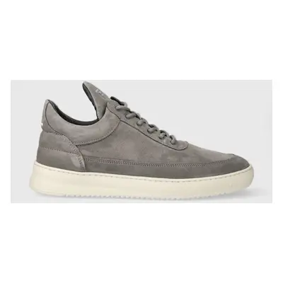 Filling Pieces sneakers din piele întoarsă Low top Suede culoarea gri