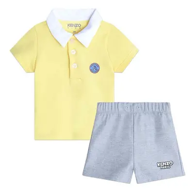 Kenzo Kids compleu bebe culoarea galben