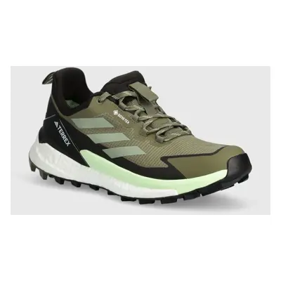 adidas TERREX pantofi Free Hiker 2 Low GTX barbati, culoarea verde, IE5104