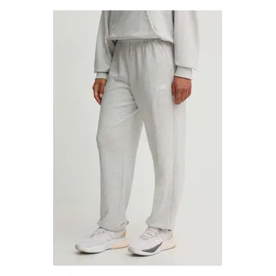 New Balance pantaloni de trening French Terry Crew culoarea gri melanj, WP41500AHH